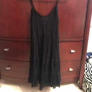 NWOT Guess black summer dress with Eyelet Detail